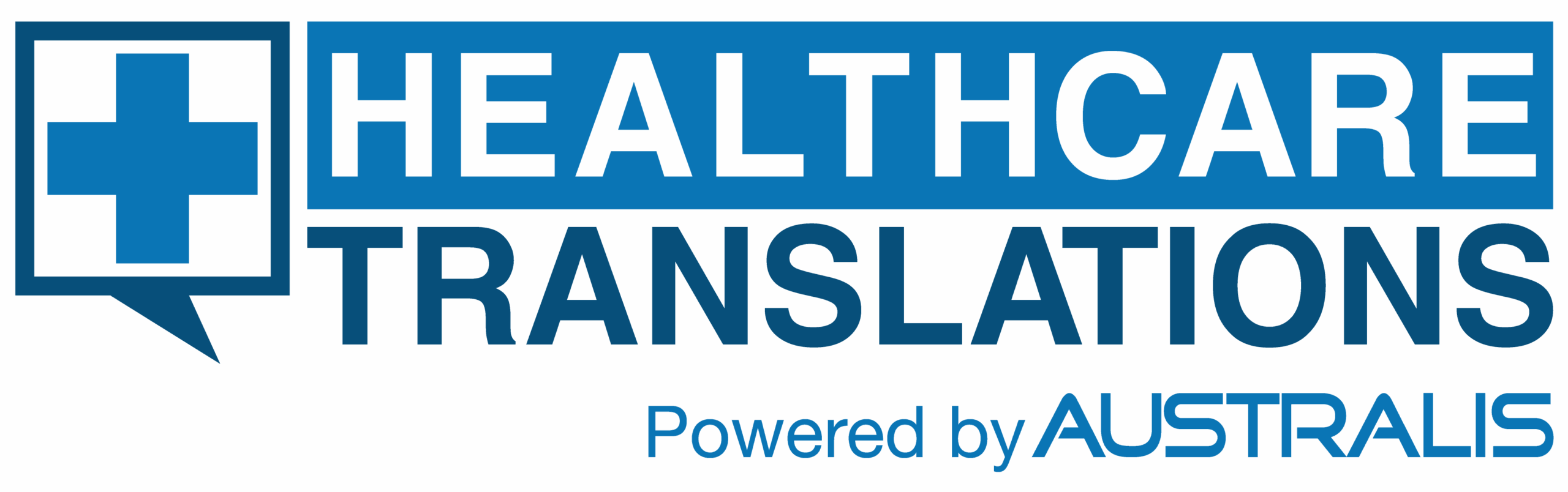 The official Healthcare Translations logo, powered by Australis Localization.
